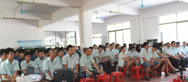 2015年8月25，興順公司管理升級誓師大會召開