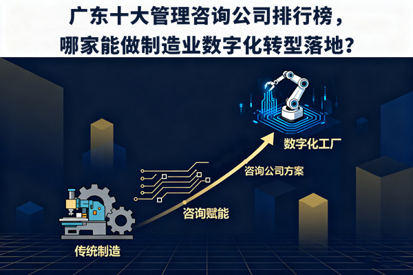 廣東十大管理咨詢公司排行榜，哪家能做制造業(yè)數(shù)字化轉(zhuǎn)型落地？