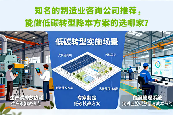 知名的制造業(yè)咨詢公司推薦，能做低碳轉(zhuǎn)型降本方案的選哪家？